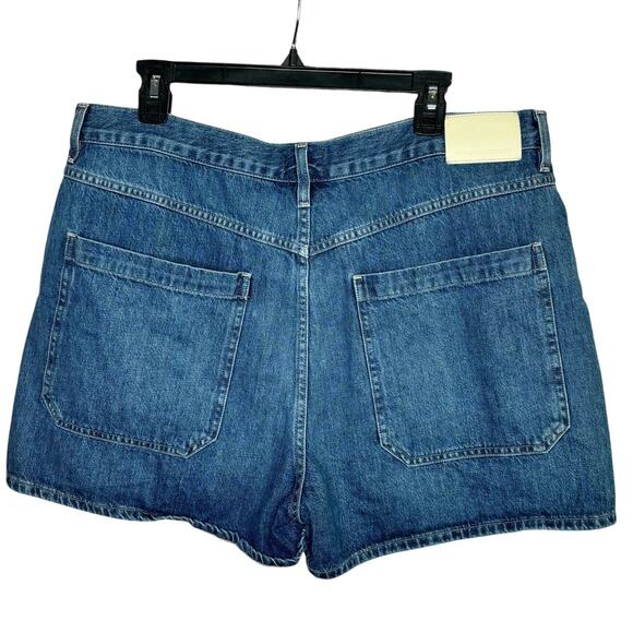 Citizen's of Humanity Button Fly Frances Denim Jean Cotton Mom Shorts Size 33 - Picture 2 of 8